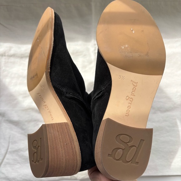 Paul green Sante Zip Up Western Suede Ankle Boots Sz 5.5/US8 - Picture 6 of 6